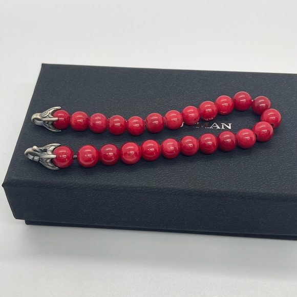 David Yurman Red Spiritual Beads Bracelet, 8mm - Picture 6 of 8